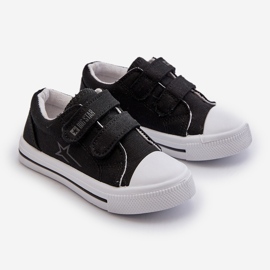 Scarpe da ginnastica con velcro per bambini Big Star NN374111 Nere nero 1