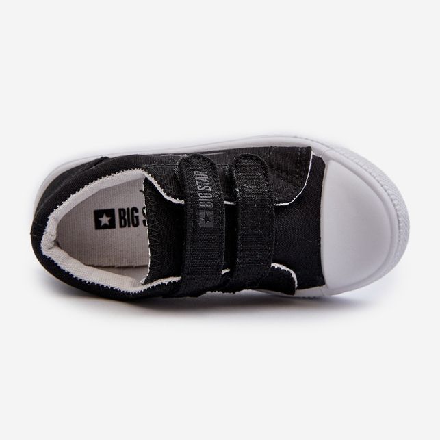Scarpe da ginnastica con velcro per bambini Big Star NN374111 Nere nero 2