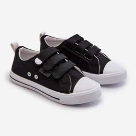 Scarpe da ginnastica con velcro per bambini Big Star NN374118 Nere nero 1