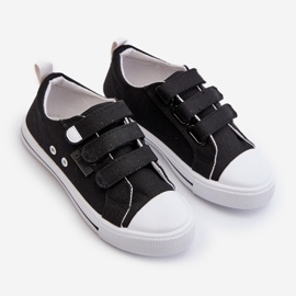 Scarpe da ginnastica con velcro per bambini Big Star NN374118 Nere nero 2