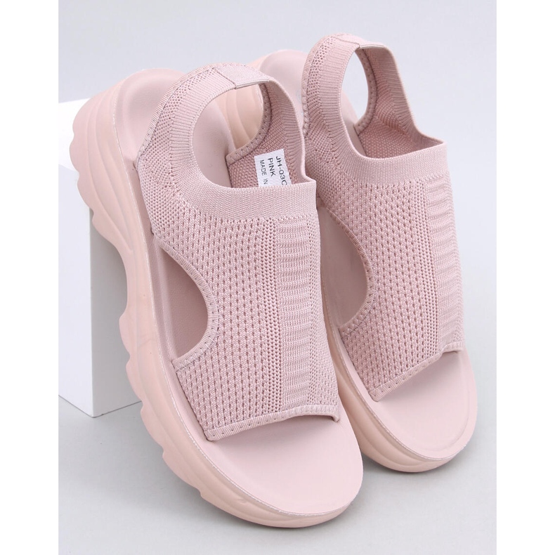 Sandali Nicai Pink con suola sportiva rosa 1