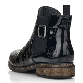 Stivali Jodhpur da donna in vernice Rieker Z4965-90 nero 1