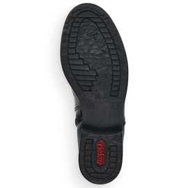 Stivali Jodhpur da donna in vernice Rieker Z4965-90 nero 2