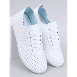 Sneakers Ponts All White traforate bianco 1