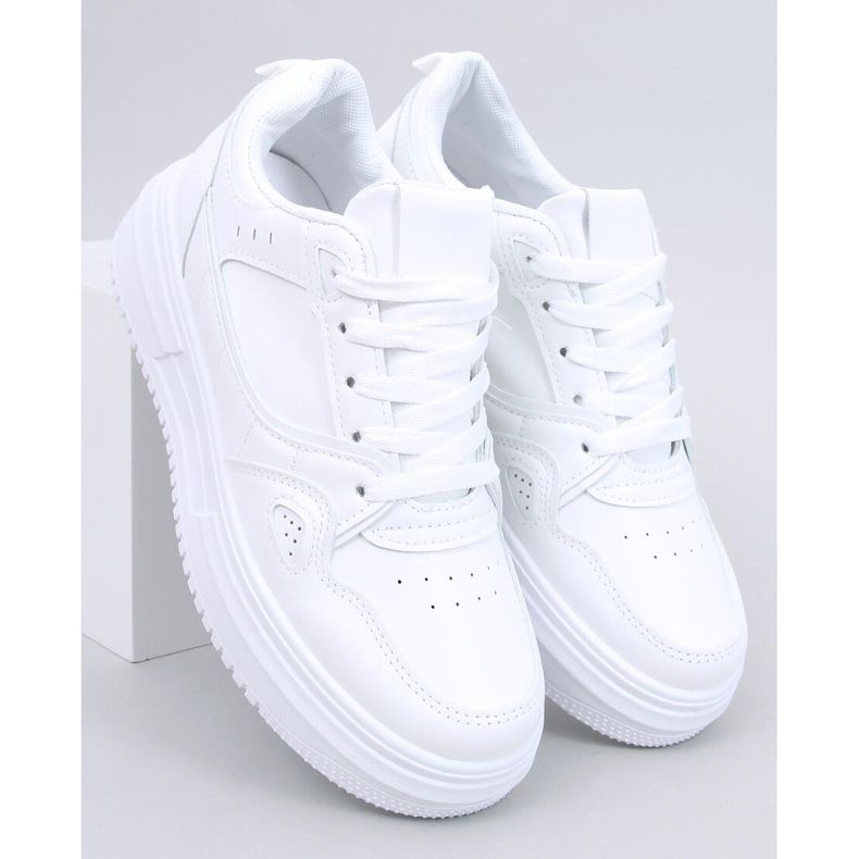 Scarpe da ginnastica Tixis All White da donna bianca 1