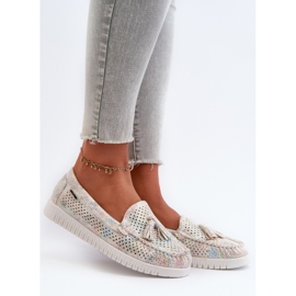 Mocassini Traforati da Donna Realizzati in Eco Pelle Tinami Multicolor multicolore 1
