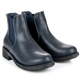 Licean Stivali Chelsea blu navy per l'autunno 1