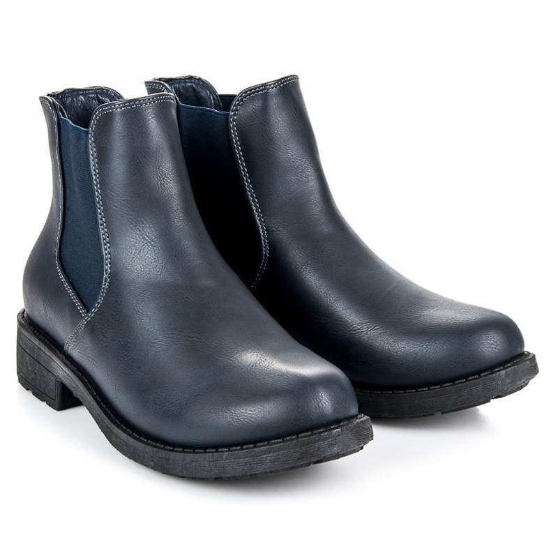 Licean Stivali Chelsea blu navy per l'autunno 1