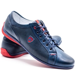 Joker Scarpe da uomo 295J blu navy 3