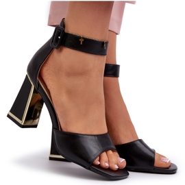 Sandali Eleganti da Donna con Tacco Alto Nero Rosazara 5