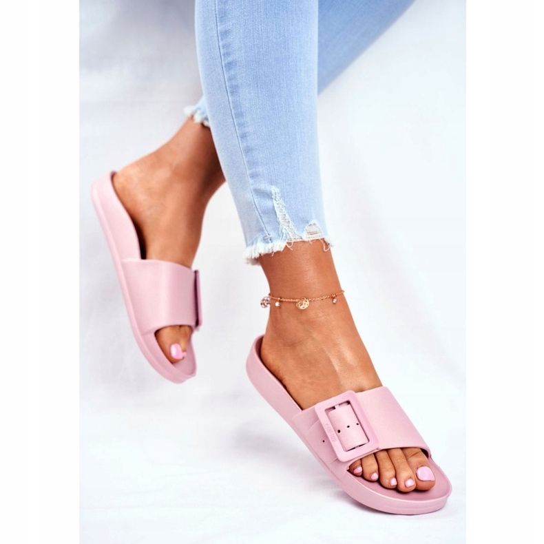 Pantofole da Donna Big Star con Fibbia Rosa FF274A387 4
