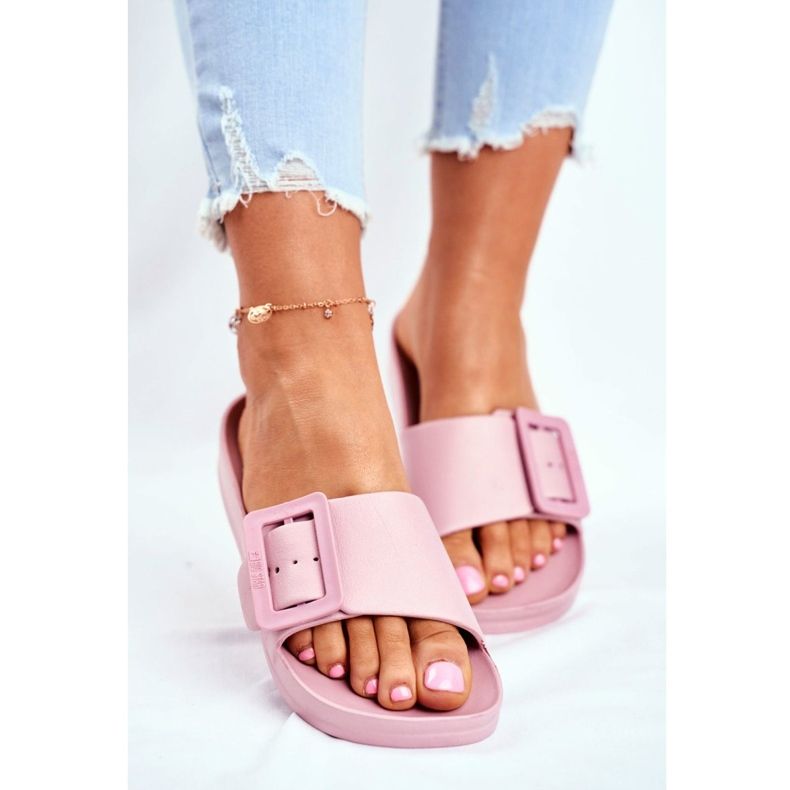 Pantofole da Donna Big Star con Fibbia Rosa FF274A387 3