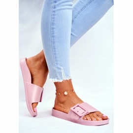 Pantofole da Donna Big Star con Fibbia Rosa FF274A387 2