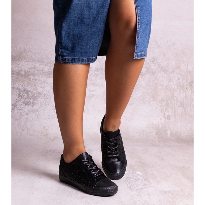 Bez marki Sneaker Safune traforate nere nero 1
