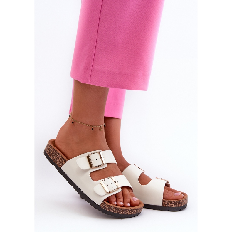 Infradito Slip-On da Donna con Suola Cortina, Cortina Bianca 2