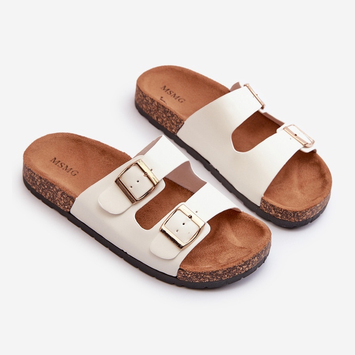 Infradito Slip-On da Donna con Suola Cortina, Cortina Bianca 1