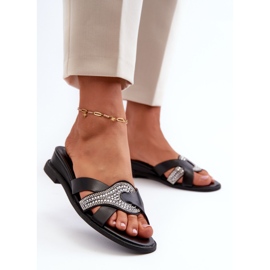 Infradito Da Donna Con Zeppa Con Decorazione, Asysa Nera nero 2