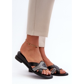 Infradito Da Donna Con Zeppa Con Decorazione, Asysa Nera nero 1