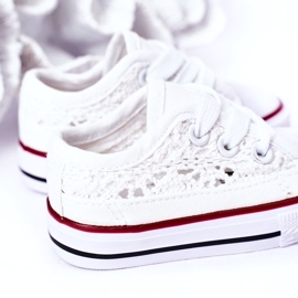 Sneakers Da Bambino Con Laccio, Colore Bianco 2