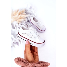 Sneakers Da Bambino Con Laccio, Colore Bianco 3