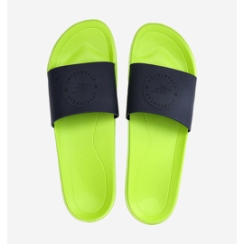 Infradito da uomo 4FMM00FFLIM047A-45S Verde nero 2