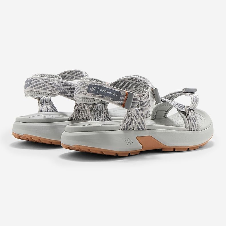 Sandali sportivi da donna 4FRSS24FSANF049-26S Grigio chiaro 1