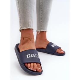 Infradito da donna leggere Big Star NN274A658 Blu Navy 2