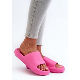 Infradito da donna in schiuma leggera con suola spessa, colore Rosa Querceria 1