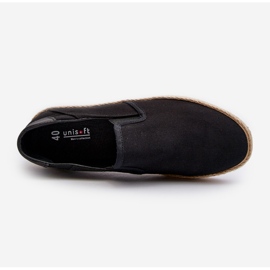Sneakers Espadrillas Da Uomo Con Intreccio, Fenen Nero 2