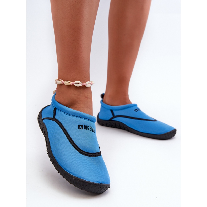 Scarpe da acqua da donna Blu Big Star NN274A802 2
