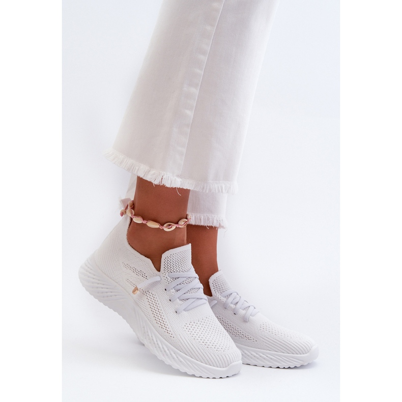 Scarpe sportive slip-on da donna bianche Jagelia bianca 1