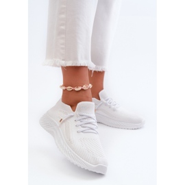 Scarpe sportive slip-on da donna bianche Jagelia bianca 2