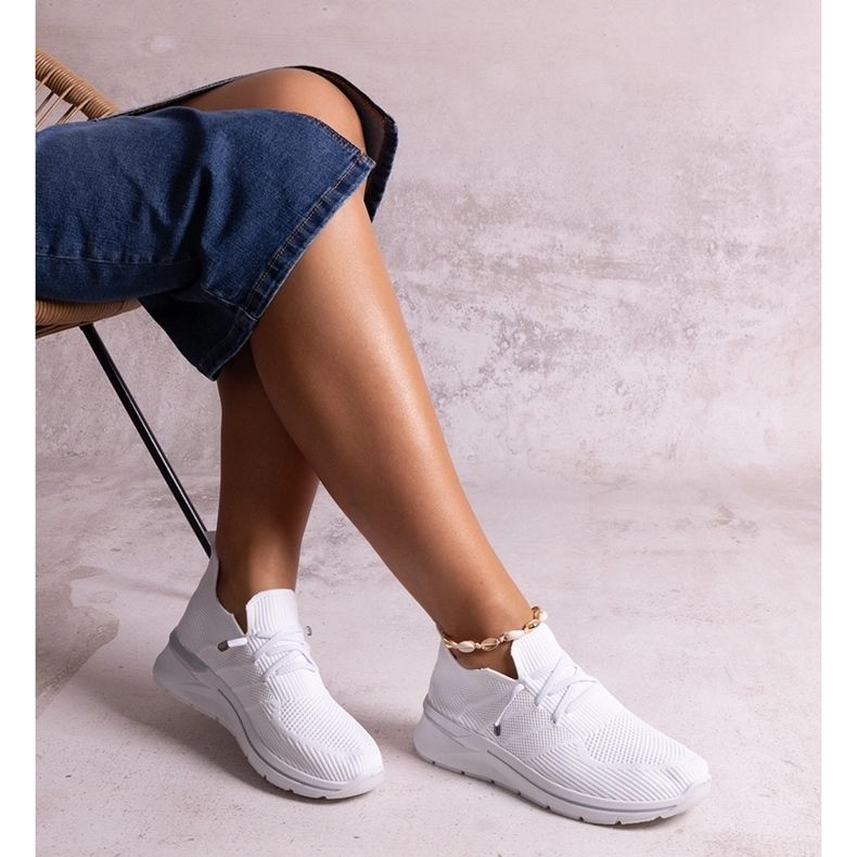 Sneakers slip-on Gaberla bianche bianca 1