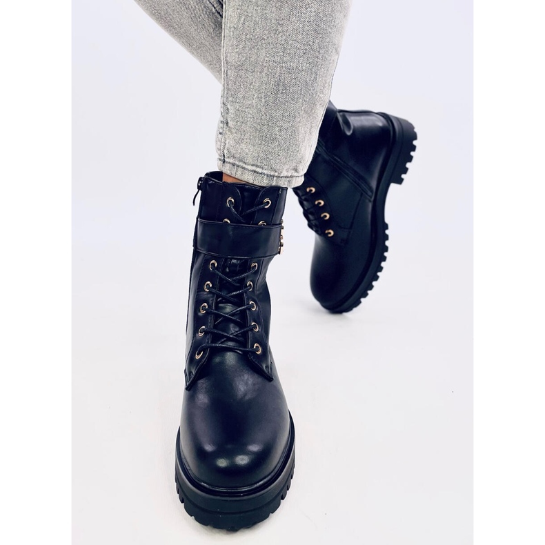 Stivali militari Vicky Black nero 1