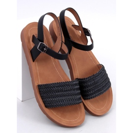 Salinon Sandali neri in stile boho nero 1