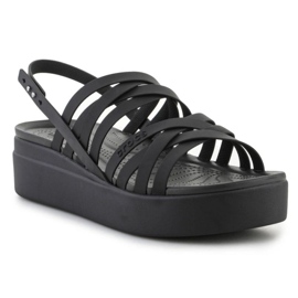 Sandali Crocs Brooklyn Strappy Lowwdg 206751-001 nero 1