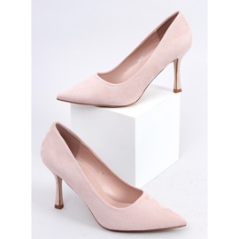 Stiletti da donna Giorgia Beige in camoscio 1