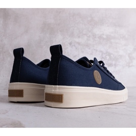 Scarpe da ginnastica blu navy Big Star LL174018 403 1