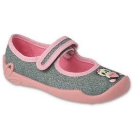 Scarpe per bambini Befado 114X506 rosa grigio 1