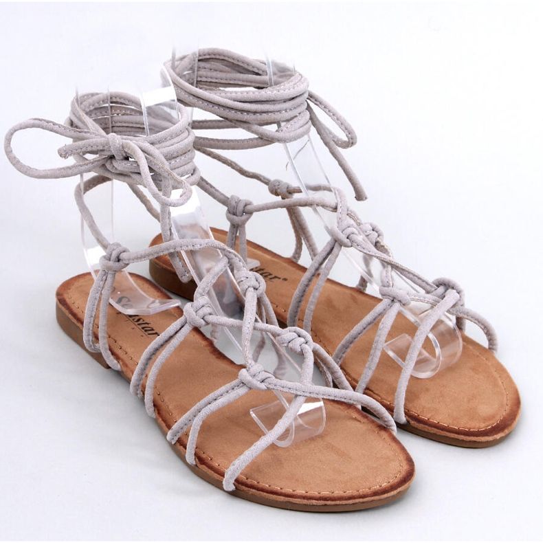 Sandali gladiatore Morin Grey grigio 1