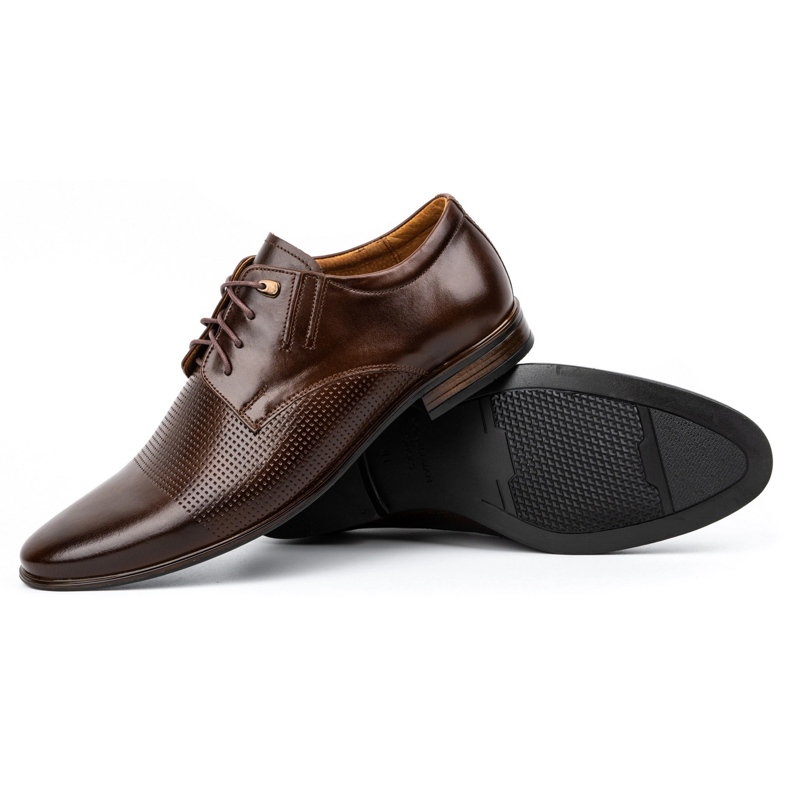 Scarpa formale da uomo in pelle 482 testa di moro marrone 3