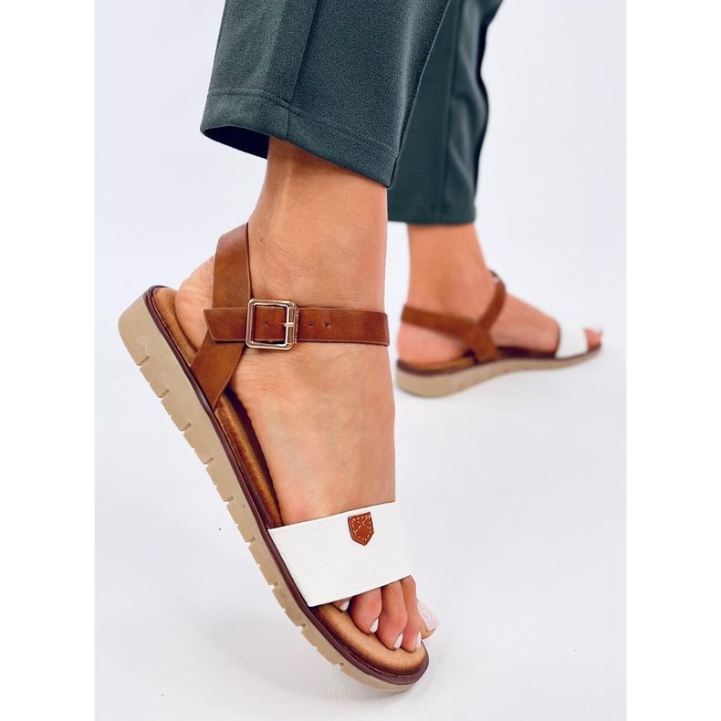 Sandali da donna Almera bianchi bianco 2