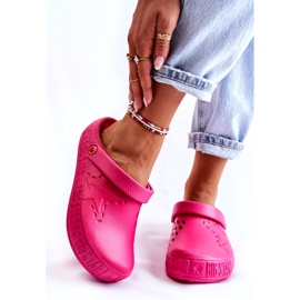 Ciabatte leggere da donna Kroks Big Star II275007 Fucsia rosa 1