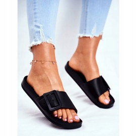 Pantofole da Donna Big Star con Fibbia Nere FF274A389 nero 3