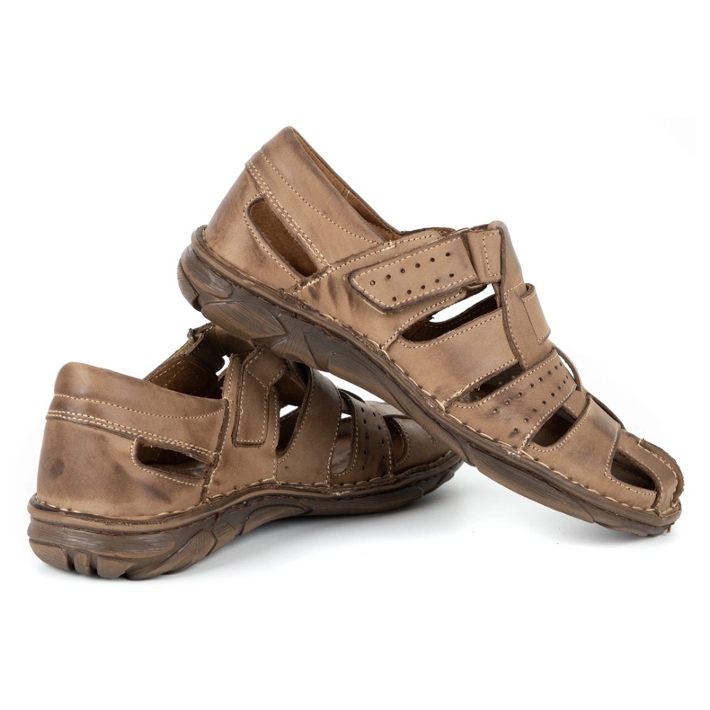 Olivier Sandali da uomo 467 Marrone 2