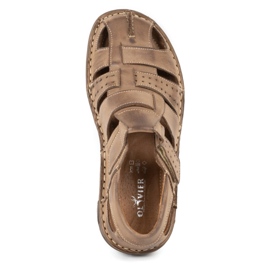 Olivier Sandali da uomo 467 Marrone 5
