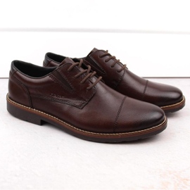 Scarpe con fascia elastica Rieker M 15320-25 marrone 1