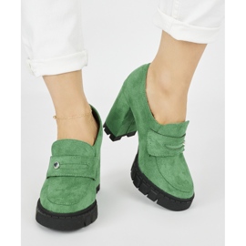 Scarpe col tacco alto da donna verdi verde 1