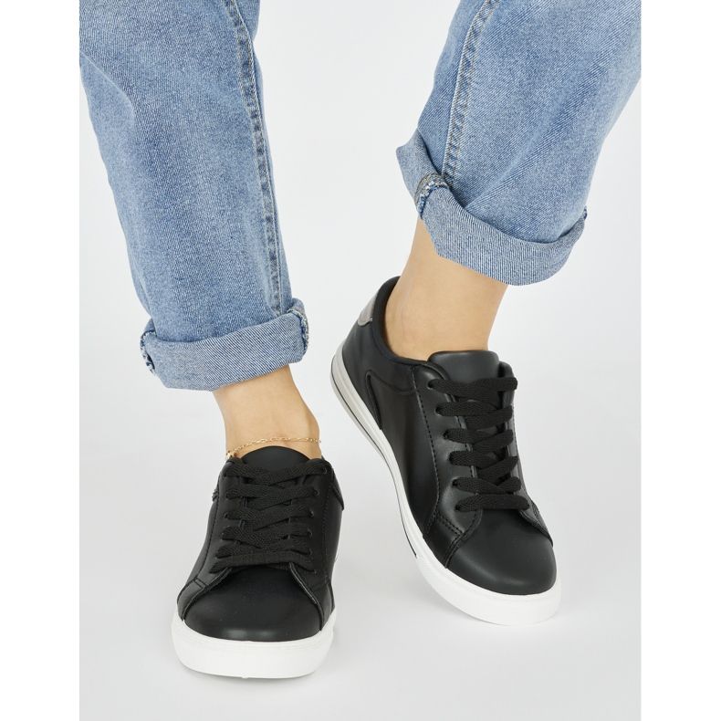 Scarpe sportive classiche da donna nere nero 1
