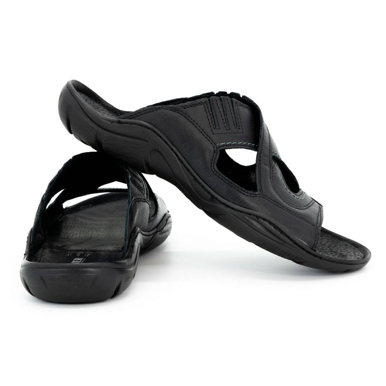 Olivier Flip -flip -flip fatti di pelle naturale da 400 MP nero 2